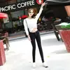 Calça jeans skinny feminina de cintura alta, novo estilo outono/inverno 2026, corte slim, que valoriza a altura, calça lápis preta justa