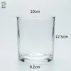 Taza de Vidrio Transparente Personalizada para Velas Vaso Vacío Decoración de Sala de Estar Botella de Aromaterapia Taza de Regalo para Velas de Soja Portavelas de Cristal