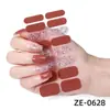 Fábrica Zhengxiang Personalizado OEM Película para Esmalte de Uñas Pegatinas para Uñas Flor Gradiente Rosa Cebolla Pegatinas para Uñas ODM Pegatinas Populares para Uñas