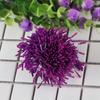 Plástico Morado Flor Artificial Hecha a Mano Material DIY Boda Cabeza de Flor de Espuma de Plástico Estambres de Ramo Artificial