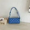 Bolsa Feminina 2026 Novo Estilo Color-Block Poá Couro Genuíno Cilíndrica de Ombro Design Nicho Coreano Bolsa de Ombro para o Dia a Dia Pele de Ovelha