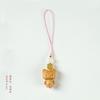 Madera de sándalo natural lindo lindo colgante de Hello Kitty cadena para teléfono móvil creativo madera tejido a mano bolso colgante que combina con todo