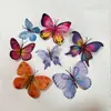 Libro Rojo Pequeño Decoración de Pared de Mariposa de Simulación DIY Accesorios de Flores Impresión 3D Pegatinas de Pared de Mariposa Hogar al por Mayor