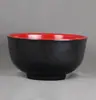 Tazón Picante Rojo y Negro de Melamina de Dos Tonos Tazón de Fideos de Melamina de 5 pulgadas Tazón de Empresa de Melamina