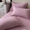 Novo modelo 2026 saia de cama de solteiro escovada 100% algodão, conjunto de peça única de três peças, conjunto de capa de edredom de quatro peças