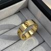 V Oro Versión Alta Serie Amor Tornillo Chapado 18K Anillo Hombres y Mujeres Pareja Anillo Oro Rosa Nicho Sentido de Gama Alta