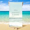 Toalha de Praia de Microfibra Comércio Exterior Cenário Subaquático Suave Absorvente Exterior Especial Estampada Toalha de Praia Toalha de Banho