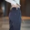 Pantalones Casuales Nuevos Primavera y Otoño 2025 para Hombre Marca de Moda Americana Pierna Ancha Leggings Pantalones Cargo Cintura Elástica Pantalones Deportivos para Hombre
