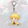 Llavero Acrílico de Demon Slayer, Nichirin, Nezuko, Colgante Acrílico de Giyu, Accesorios Periféricos de Anime