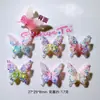 Acessórios de Resina Embellishments DIY Fivelas de Sapato Adesivos para Copo de Água Cola de Creme Acessórios de Cabelo Capas para Canudo Adesivos Autocolantes Cola AB Borboleta de Camada Dupla