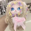 Colgante Popular de Conejo de Orejas Grandes con Encaje para Bolso Encanto Lindo Juguete de Peluche de Conejo de Orejas Caídas Regalo
