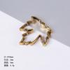 Yiwu Joyería al por Mayor Borde Asimétrico Corazón Hoja de Arce Rombo Accesorios para Joyería DIY Suministro Transfronterizo