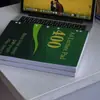 Caderno Fino Crocante Azul Sal Marinho Excelente, Excedente Original de Exportação, Caderno Simples para Rascunho de Estudante, Caderno de Exercícios