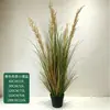 Plantas Verdes Artificiais Mais Vendidas Transfronteiriças, Plantas em Vasos Cor de Aveia, Grama de Cebola, Enfeites de Paisagismo com Plantas Verdes, Decoração de Casa Nórdica de Alta Qualidade