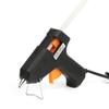 Accesorios para Joyería DIY Familiares Pistola de Pegamento Caliente Pistola de Pegamento Negra con Soporte Mini Dispensador de Pegamento 20W Venta al por Mayor