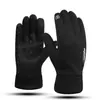 Guantes Térmicos de Ciclismo de Invierno para Hombre, Deportivos al Aire Libre, Cortavientos, Impermeables, Antideslizantes, Forrados de Lana, Guantes con Pantalla Táctil para Vehículos Eléctricos
