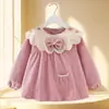 Bata de Bebé Otoño e Invierno Ropa Exterior para Mujer Falda de Princesa Babero para Comer Impermeable y Anti-Suciedad Ropa al Revés para Niños Delantales para Bebé