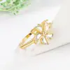 Anillo Molino de Viento de Circonita Giratorio de Tiktok para Mujer, Diseño Único, Sensación de Alta Gama, Anillo Ajustable, Nuevo Modelo 2022