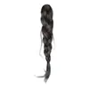 Peruca trança cordão trança espinha de peixe grampo trança longa trança box braids trança falsa coque baixo trança de temperamento preguiçoso rabo de cavalo