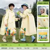 Impermeable para niños al por mayor Jardín de infancia japonés niños y niñas escuela especial con mochila impermeable dibujos animados poncho