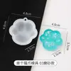 Molde para Colgante de Pegamento de Cristal DIY Molde de Silicona Cúbico Molde para Colgante de Suéter Molde para Colgar Molde para Collar