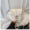 Hebilla de Cinturón Simple 2026 Vintage Nuevo de Moda Textura Exquisita Bolso de Mano tipo Silla de Montar Bolso Cruzado para Hombro Axila para Mujer