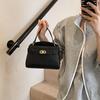Bolso Kelly Transfronterizo para Mujer 2024 Nuevo Niche Texturizado Retro Hebilla Metálica Bolso de Hombro para Viajero Versátil Bolso Cruzado