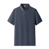 Camisa Polo Solona Casual de Negocios Manga Corta de Verano