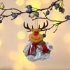Nuevo Colgante de Accesorios para Árbol de Navidad Muñeco de Navidad Decoraciones Navideñas Muñeco de Tela Bailarín Colgante Pequeño Regalo
