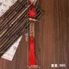 Moeda Autêntica de Cobre Puro Cinco Imperadores com Pingente de Cabacinha de Madeira de Pêssego, Moeda de Cobre de Nó Chinês Pequeno Porta a Porta, Moeda Antiga, Presente de Feng Shui, Pingente de Carro