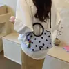 Bolso de Lunares para Mujer, Nuevo Modelo 2026, Tendencia de Verano, Súper Popular, Bolso Tote Pequeño Exquisito para Salir, Bolso Cubo de Hombro Cruzado