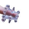 Anillo de bloqueo de talón anillo de bloqueo de pene masculino juego de candados divertidos círculo de ojo de oveja juguetes sexuales púas múltiples cuentas productos para adultos