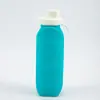 Copo Dobrável de Silicone Portátil 600ml Garrafa Chaleira Esportiva Criativa Copo de Água de Silicone Retrátil para Exterior