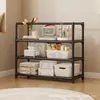 Estante de Almacenamiento Multicapa Más Vendido Transfronterizo Estante de Almacenamiento para el Hogar Estante de Exhibición de Piso para Dormitorio Simple y Duradero Estante para Snacks y Comestibles