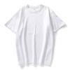 Camisetas de Manga Corta de Algodón Puro Nuevo 2025 para Hombre y Mujer, Parte Inferior Nacional de Verano, Camisetas Blancas Holgadas Versátiles, Camisetas Básicas, Parte Inferior