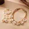 Collar Irregular de Perlas Acrílicas Transfronterizo Europeo y Americano, Cadena para Clavícula de Lujo Ligero y de Gama Alta, Collar de Moda Estilo Vacaciones para Mujer