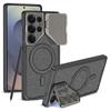 Adecuado para Lente Samsung S25Ultra Soporte Invisible Funda para Teléfono Móvil S24U Carga Inalámbrica Magnética Incorporada Cubierta Protectora Transfronteriza
