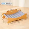 Tabla Rascadora para Gatos de Sisal, Nido para Garras de Gato, Resistente al Desgaste, Cama para Gatos que no Suelta Pelo, Sofá para Gatos, Alfombrilla Resistente a los Arañazos, Sillón