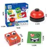 Cubo Cambiacaras Transfronterizo Juego de Mesa Divertido Interactivo para Padres e Hijos Bloques de Construcción de Expresiones de Caritas Sonrientes Educación Temprana Juguetes Educativos para Niños