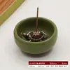 Quemador de Incienso Transfronterizo, Portainciensos, Plato para Incienso, Soporte para Incienso, Adorno Zen Lindo Estilo Japonés, Portainciensos, Inserto de Cerámica Vintage para Incienso