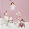 Producto Nuevo Más Vendido Transfronterizo Muñeca Ángel Colgante de Felpa Decoración de Árbol de Navidad Niña Pequeña