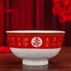 Cuencos de cumpleaños personalizados para personas mayores, porcelana de hueso de Jingdezhen, cuencos centenarios, hechos a medida con texto grabado, caja de regalo de agradecimiento, regalo de agradecimiento, cuenco de bendición de longevidad