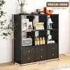 Aparador de Comedor para el Hogar Gabinete de Almacenamiento Integrado Montado en la Pared Gabinete de Acero Gabinete Lateral Estrecho de 30cm Gabinete Alto Almacenamiento para Sala de Estar