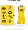 Novo conjunto de basquete de verão infantil adulto colete de treino de basquete uniforme de time de jogo fábrica direta Camisa