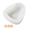 Orinal grueso estilo occidental blanco azul universal para hombres y mujeres orinal para cama orinal de plástico grueso súper resistente