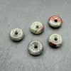 Piedra Natural Ágata Amatista Ojo de Tigre Lapislázuli Hebilla de Seguridad Colgante DIY Nostálgico Accesorios de Joyería Colgantes Productos Semi-Terminados