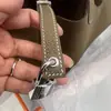 Bolso tipo cesta 2025H Marca Tc Piel de Vaca Semi-cosido a mano Hilo encerado para Mujer, Bolso cubo de alta gama con herrajes de acero, Bolso de mano, Bolso tote