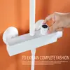Nuevo producto ducha ducha cobre blanco mate ducha ducha set ducha lujo ligero fabricantes mejora del hogar baño 2022