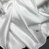Estilo Hepburn vestido de novia grueso mate satén sarga de seda gruesa Vestido de novia vestido de noche listo para usar tela de diseñador verano
