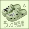 Zuecos Resistentes al Sudor con Forma de Perro para Mujer, Calzado de Verano para Exteriores, Pantuflas de Casa para Pareja, Pantuflas de Dibujos Animados Antideslizantes para el Hogar para Hombre, Resistentes al Desgaste